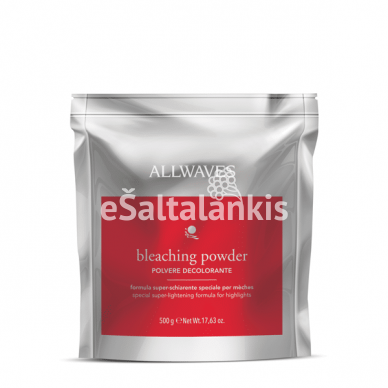 ALLWAVES Plaukų šviesinimo milteliai Bleaching powder, 500g.