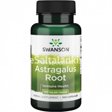 Maisto papildas ASTRAGALUS ( KULKŠNĖ ) 100 kap. "SWANSON"