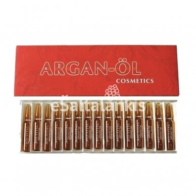 Bio-Vital ARGANO aliejaus ampulės (veidui / kaklui / dekoltė), 15 x 2 ml.