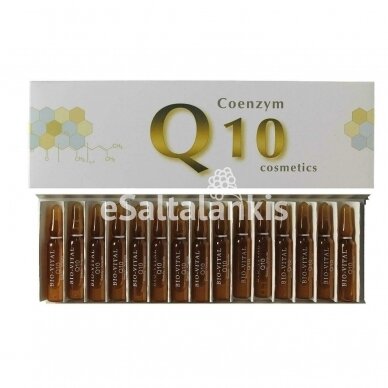 Bio-Vital Kofermentas Q10 ampulės (veidui / kaklui / dekoltė), 15 x 2 ml.