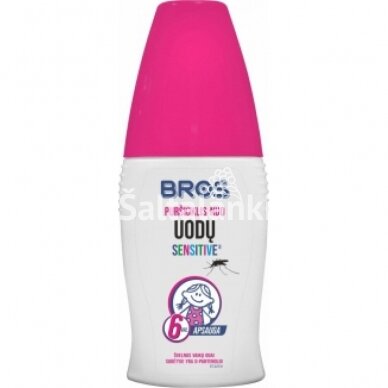 BROS Purškiklis nuo uodų sensitive, 50 ml.