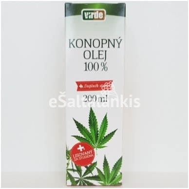 Kanapių sėklų aliejus su vit. E 200ml