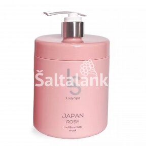 LADY SPA Daugiafunkcinė plaukų kaukė JAPAN ROSE, 1000 ml.