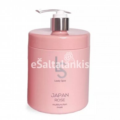 LADY SPA Daugiafunkcinė plaukų kaukė JAPAN ROSE, 1000 ml.