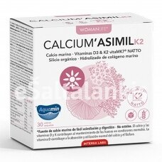 Maisto papildas CALCIUM‘ASIMIL K2+D3  kaulams, raumenims, 30 pakelių
