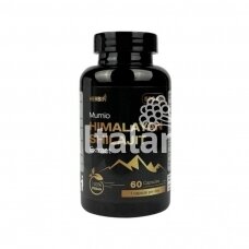 Maisto papildas HERBIN Himalajų Mumio (Shilajit) Ekstraktas 500 mg., 60 kap. (Vegan)