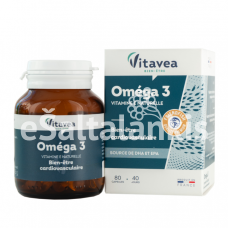 Maisto papildas OMEGA 3 su natūralios kilmės vitaminu E, 80 kap.