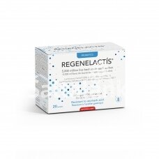 Maisto papildas REGENELACTIS® gerosios bakterijos 5 mlrd. ir skaidulos, 20 pakelių