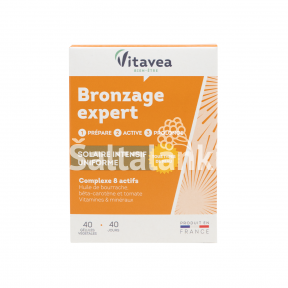 Maisto papildas Įdegio ekspertas Bronzage expert 40 kap. "Vitavea"