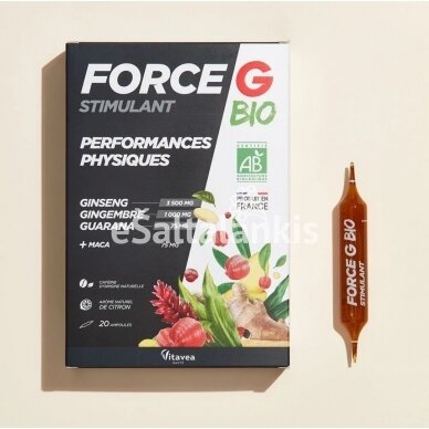 Maisto papildas Force G Stimulant BIO 20 ampulių "Vitavea"