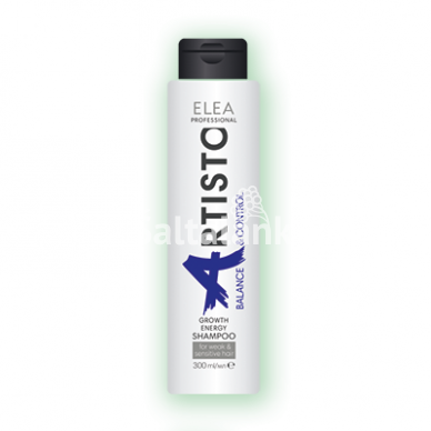 Plaukų augimą skatinantis šampūnas Elea Professional Artisto Balance&Control 300ml.