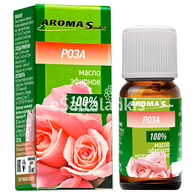 Rožių eterinis aliejus, 10 ml.