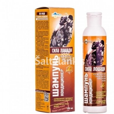 Sila Lošadi šampūnas - kondicionierius plaukų stiprinimui, 250 ml.
