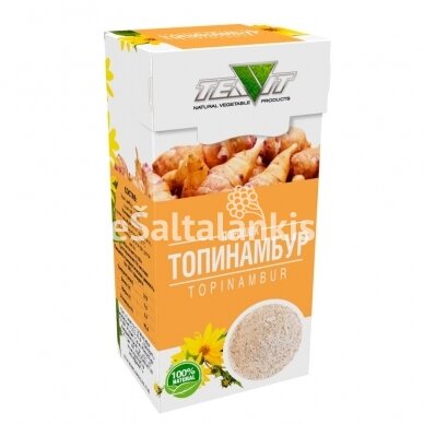 Topinambų milteliai (bulvinė saulėgrąža), 100g.