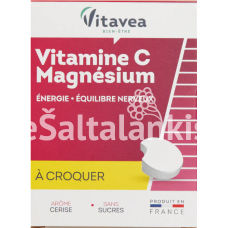 Vitavea Vitaminai C, B6 ir magnis, 28 tab.